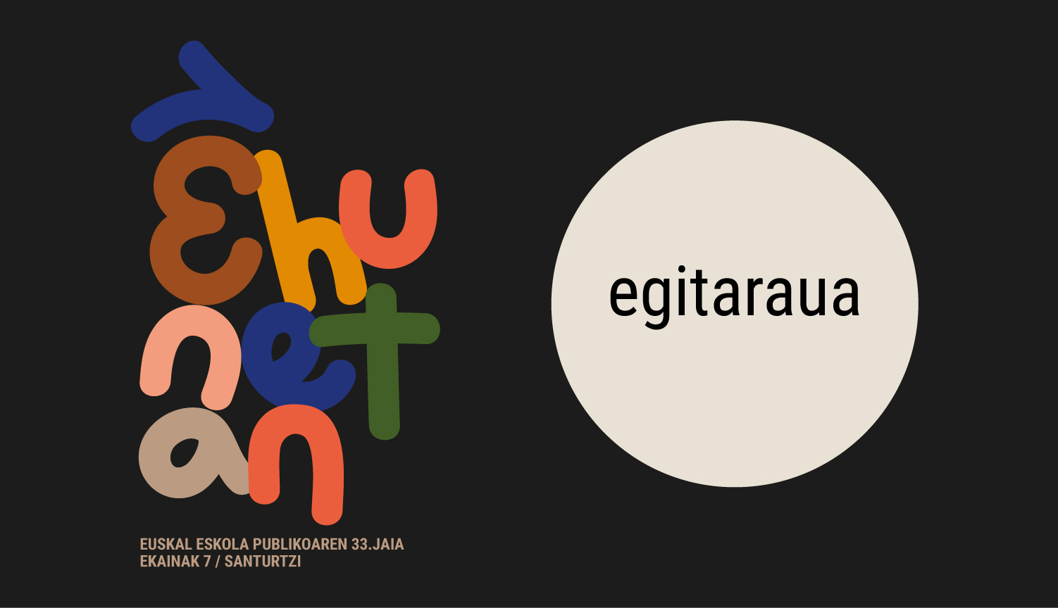 Conoce el programa de la 33ª Fiesta de la Escuela Pública Vasca!  image