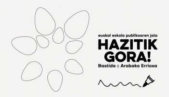 Colorea el logo Hazitik gora! 